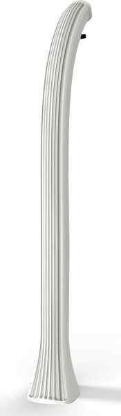 Doccia Solare da Giardino 35L Miscelatore e Lavapiedi e Temporizzatore Arkema Happy XL Bianco