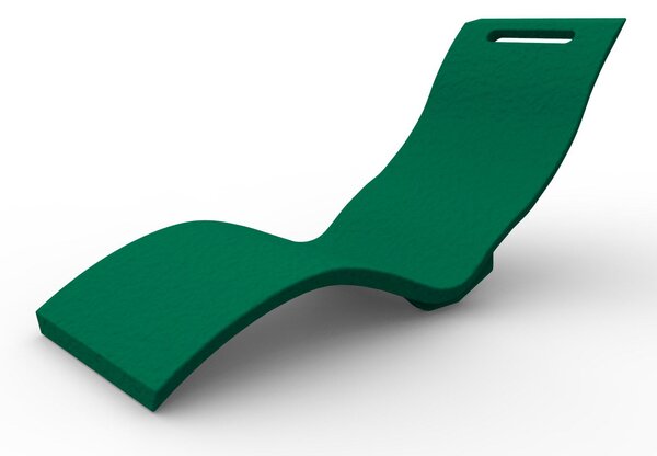 Lettino Chaise Longue Riscaldata da Esterno Giardino Seduta a Terra Arkema Serendipity Hybrida Verde Scuro