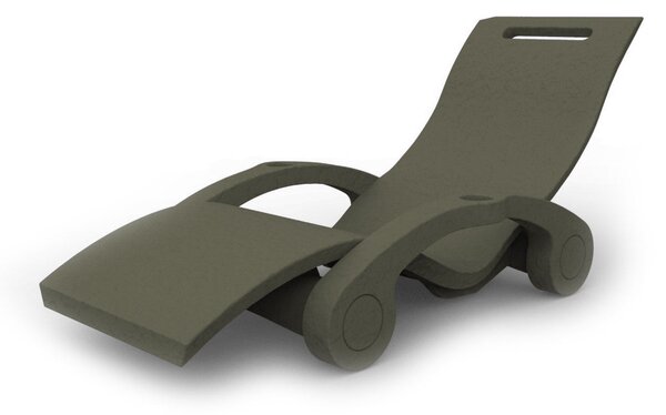 Lettino Chaise Longue Galleggiante da Esterno Giardino Arkema Serendipity Dove Grey