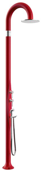 Doccia da Esterno Giardino Miscelatore Deviatore e Doccetta Mobile Arkema Funny Yin Ruby