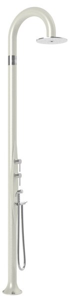 Doccia da Esterno Giardino Miscelatore Deviatore e Doccetta Mobile Arkema Funny Yin Top Line Perla