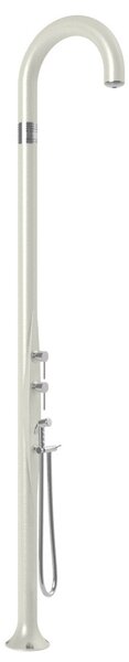 Doccia da Esterno Giardino Miscelatore Deviatore e Doccetta Mobile Arkema Funny Yin Top Line Perla
