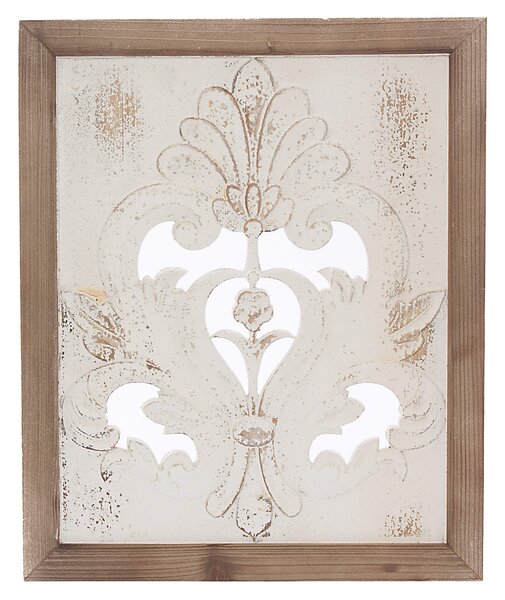 Pannello da Parete Intagliato 45x2xH54 cm in Abete Bianco