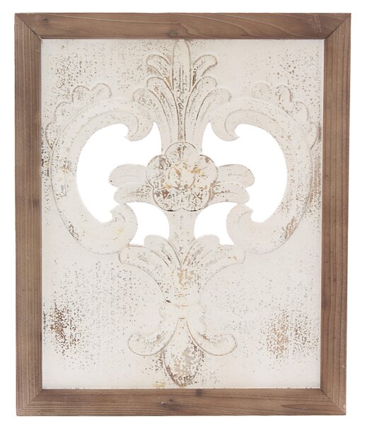 Pannello da Parete Intagliato 45x2xH54 cm in Abete Bianco