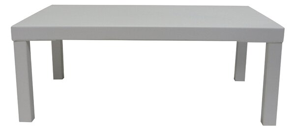 Tavolino da Giardino 80x60xH30 cm in Metallo Modas Bianco
