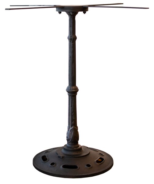 Base per Tavolo da Giardino H69 cm in Ghisa Luisa Nero Opaco
