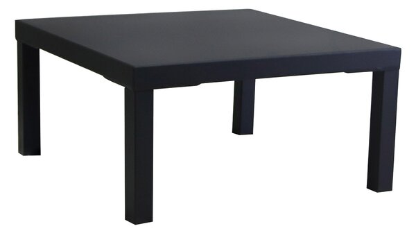 Tavolino da Giardino 80x60xH30 cm in Metallo Modas Grigio