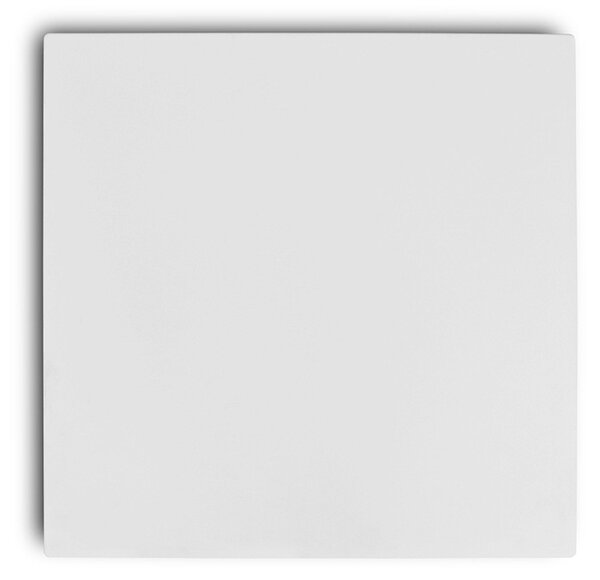 Piano per Tavolo da Giardino 70x70 cm in PVC White Bianco