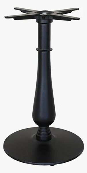 Base per Tavolo da Giardino H72 cm in Ghisa Abby Nero