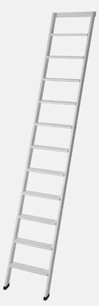 Scala Appoggio in Legno 11 Gradini H275 cm Laccato Bianco