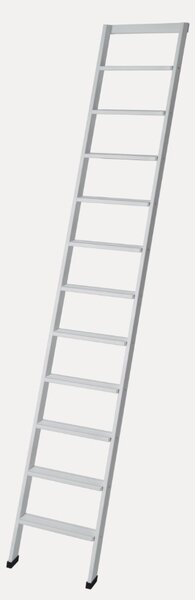 Scala Appoggio in Legno 11 Gradini H275 cm Laccato Bianco