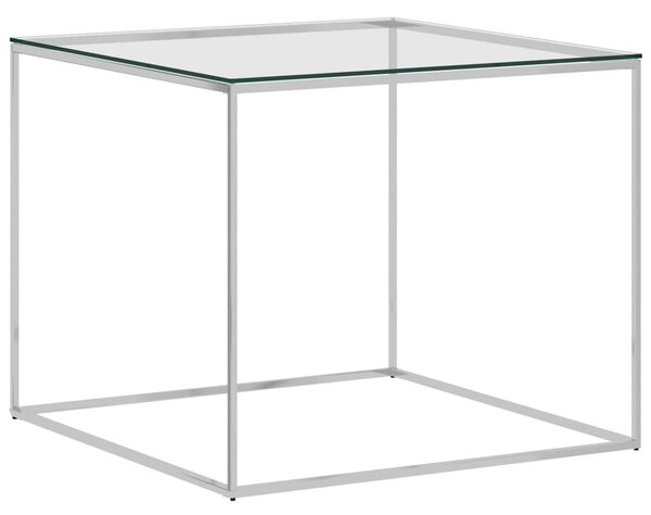 VidaXL Tavolino da salotto oro 100x100x50 cm in acciaio inox e vetro  Tavolini da Caffè 