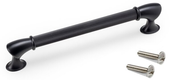 Set 20 Maniglie per Mobili 160 mm in Alluminio Emuca Suez Nero