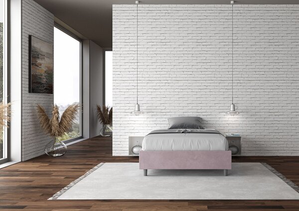 Letto Matrimoniale Francese Sommier 140x190 cm Senza Rete Azelia Glicine