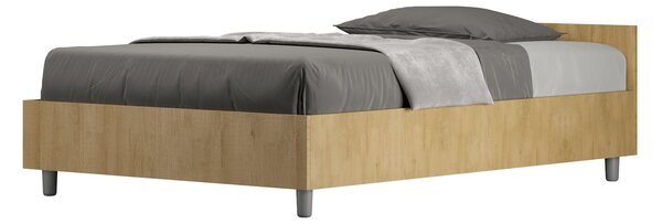 Letto 1 Piazza e Mezzo 120x190 cm Senza Rete Nuamo Quercia