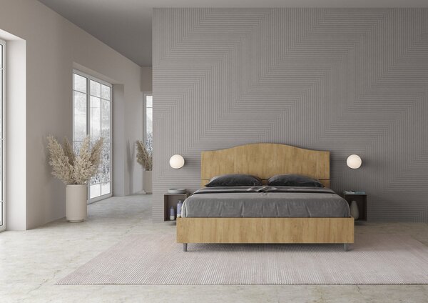 Letto Matrimoniale 160x190 cm Senza Rete Dores Quercia