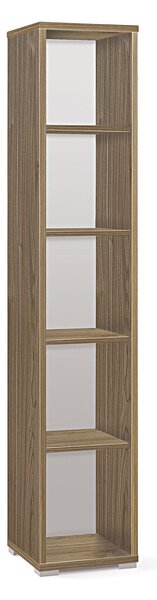 Libreria Modulare 5 Ripiani 39x199x41 cm Noce Stelvio