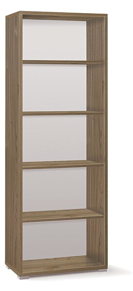Libreria Modulare 5 Ripiani 71x199x41 cm Noce Stelvio