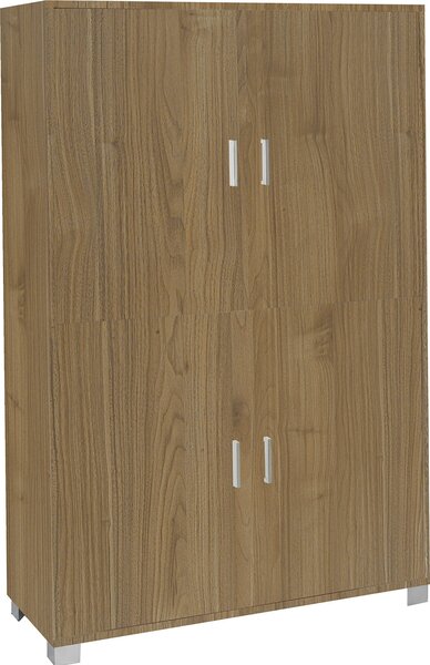Mobile Multiuso 4 Ante 107x162x41 cm Noce Stelvio