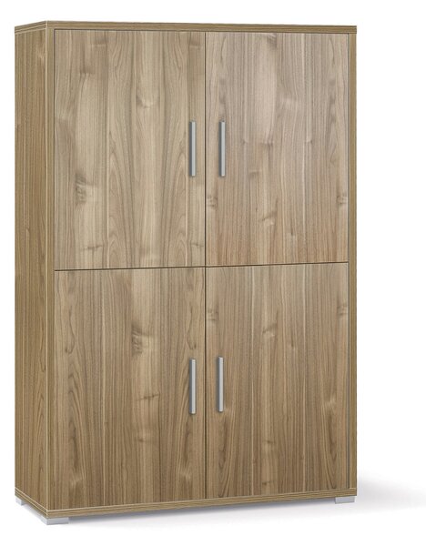 Mobile Multiuso 4 Ante 108x161x41 cm Noce Stelvio