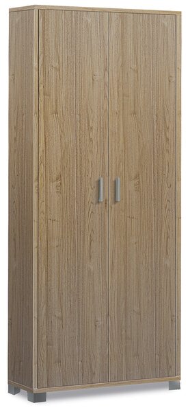 Armadio Multiuso 2 Ante 83x190x29 cm Noce Stelvio