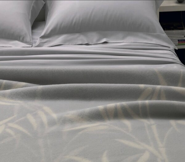 Coperta Pura Lana Singola Doubleface 450 gr/mq Cober Parker Grigio