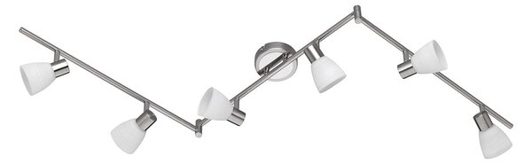 Plafoniera da Interno a LED in Metallo Nichel Opaco