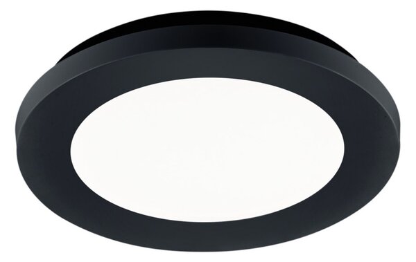 Plafoniera da Interno a LED in Plastica Nero Opaco