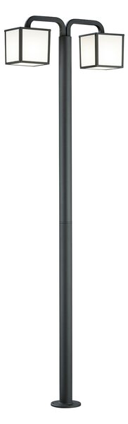 Lampada Palo da Esterno a LED in Alluminio Antracite