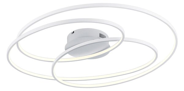 Plafoniera da Interno a LED in Metallo Bianco Opaco