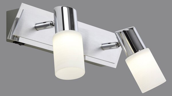 Plafoniera da Interno a LED in Metallo Cromo