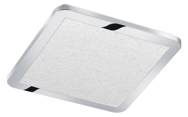 Plafoniera da Interno a LED in Plastica Cromo