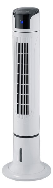 Ventilatore a Colonna Nebulizzante Oscillante H114 cm con Telecomando 3 Velocità Bianco