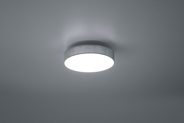 Plafoniera da Interno a LED in Metallo Nichel Opaco