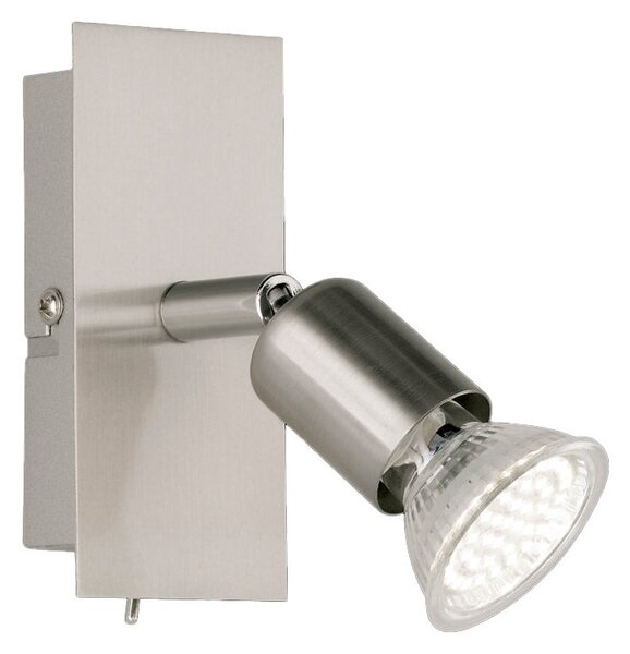 Plafoniera da Interno a LED in Metallo Nichel Opaco