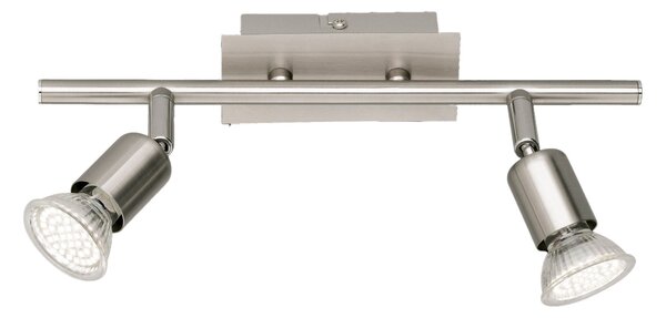 Plafoniera da Interno a LED in Metallo Nichel Opaco