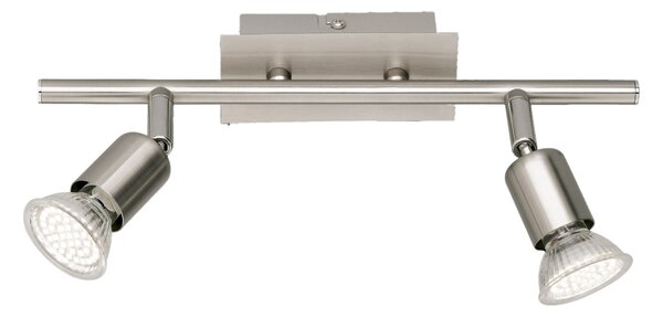 Plafoniera da Interno a LED in Metallo Nichel Opaco