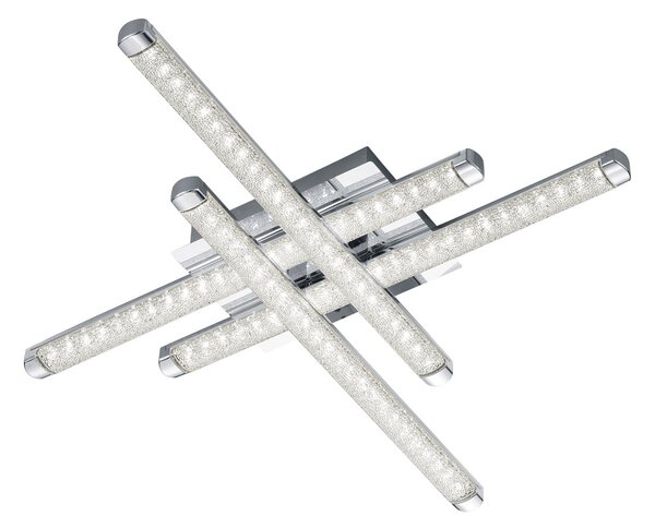 Plafoniera da Interno a LED in Metallo Cromo