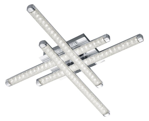 Plafoniera da Interno a LED in Metallo Cromo