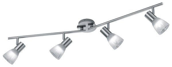 Plafoniera da Interno a LED in Metallo Nichel Opaco
