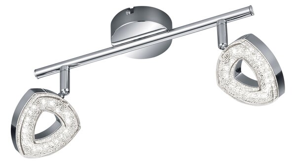 Plafoniera da Interno a LED in Metallo Cromo