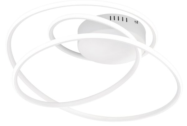 Plafoniera da Interno a LED SMD in Metallo Bianco Opaco