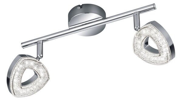 Plafoniera da Interno a LED in Metallo Cromo