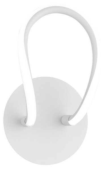 Applique da Interno a LED SMD in Metallo Bianco Opaco