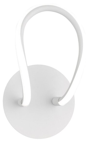 Applique da Interno a LED SMD in Metallo Bianco Opaco