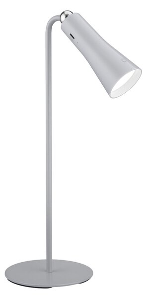 Lampada da Tavolo USB da Interno a LED SMD in Metallo Grigio