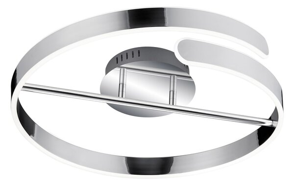 Plafoniera da Interno a LED SMD in Metallo Cromo