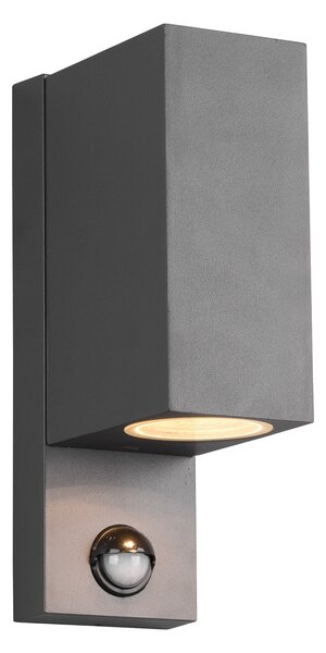 Applique da Esterno Attacco GU10 in Alluminio Pressofuso Antracite
