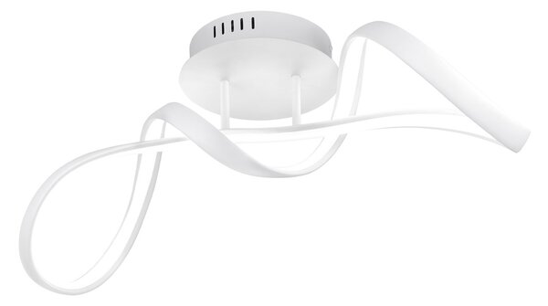 Plafoniera da Interno a LED SMD in Metallo Bianco Opaco