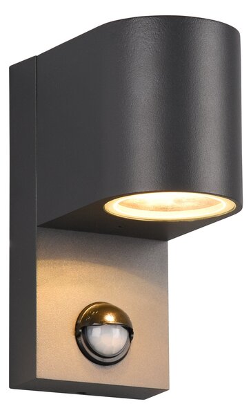 Applique da Esterno Attacco GU10 in Alluminio Pressofuso Antracite
